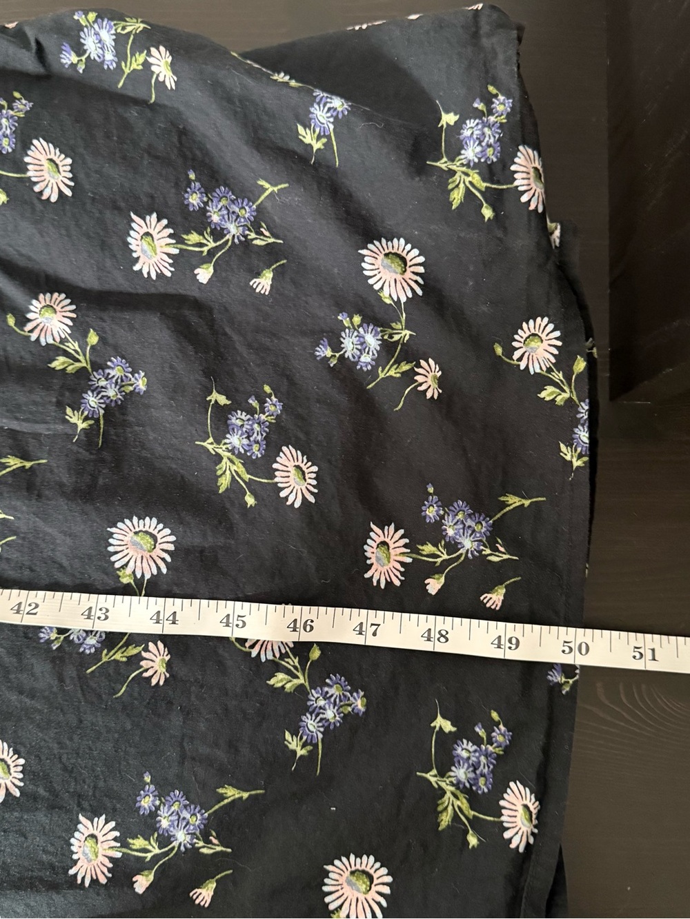 Christy Dawn Farm To Closet Midi Dress XL Navy Floral Short Sleeve Cottagecore - Picture 13 of 13